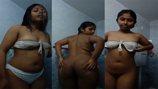 Bengali Horny Girl Showing Asshole Bathing