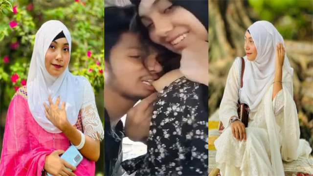 Horny Hijabi Girl Outdoor Kissing Smooching Boobs Sucking Watch now