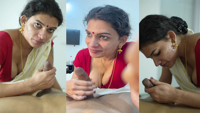 Resmi Nair BJ and Boobjob to New guy – App Content Video