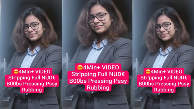 Businesswoman Latest – Viral Teasing Stripping Full Nude