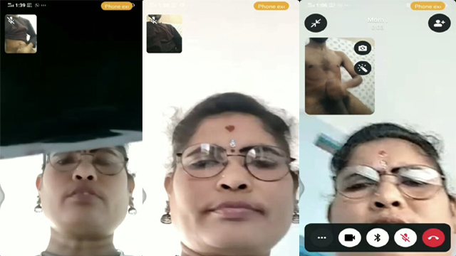 Horny Mom Showing Masturbating By Videocoll Son