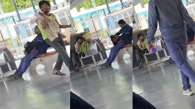 Crazy Guy Getting Blowjob In Railway Station – In Public Capchar Video