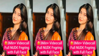 Cute Desi GF Viral Snapchat – Videocall Full Nude Fngring