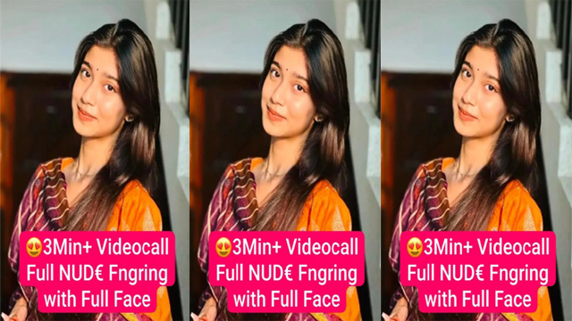 Cute Desi GF Viral Snapchat – Videocall Full Nude Fngring