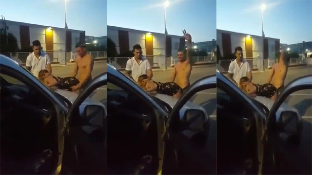 Two Friends Hardly Fucking A Street Prostitute