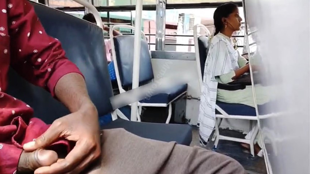 Daring Horny Guy Flash Dick Inside Bus Video