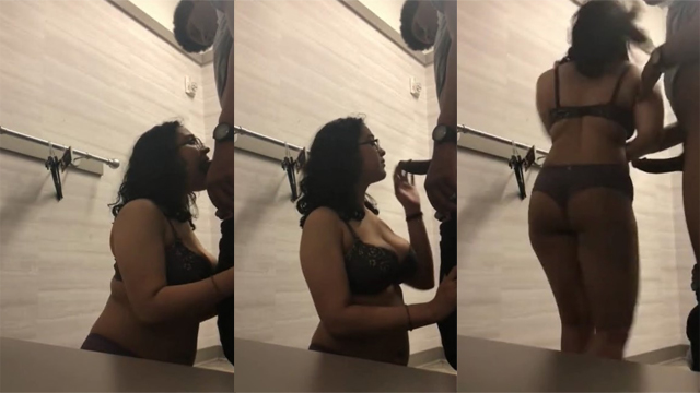 Nerdy Mallu Girl Giving Blowjob – Standing Fuck & Ass Riding Video