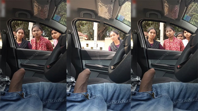 Daring Guy Flash Dick – Infront Of College Girls Inside Car Video
