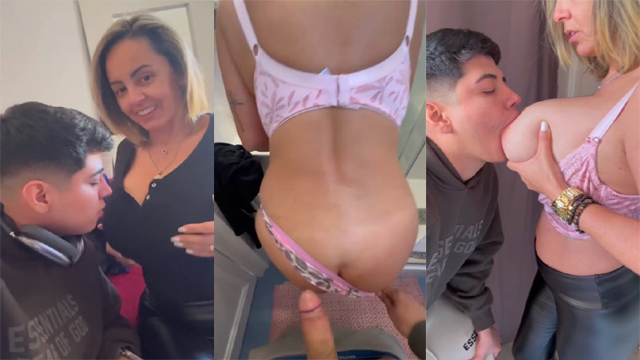 Son Sucks Her Mom’s Huge Tits Fucking MMS