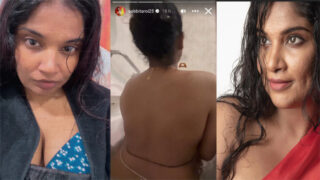 Tamil Actress Sabbita Roi Insta Exclusive Live
