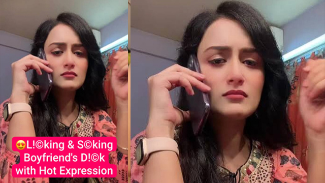 Gorgeous Actress Sloppy Blowjob Boyfriend Exposed