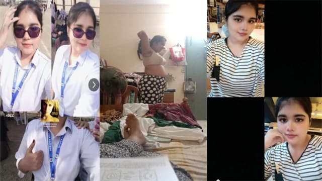 Cute College GF – Showing Pussy Boobs Short Pound Viral