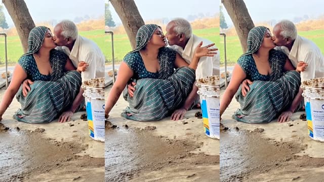 the village daughter in law – Father in law kissed video hd