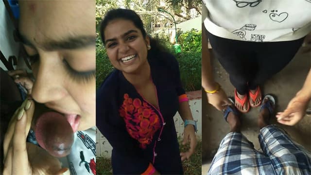 Priya Blowjob Stairs – BF Dick Hard MMS