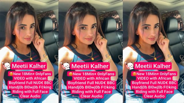 Meetii Kalher New African Boyfriend – Riding Blowjob & Fucking Video
