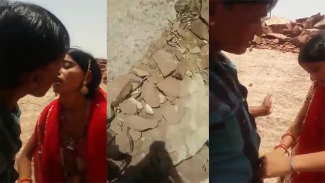 Couple in Rajasthan enjoys Outdoor standing sex video free