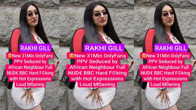 Rakhi GILL Seduced – by African Neighbor Fucking With Hot Expression Viral Porn Video
