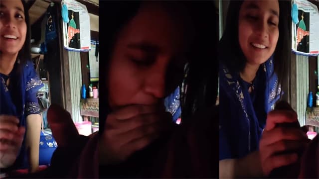 Slim GF College – Blowjob Leaked Viral MMS