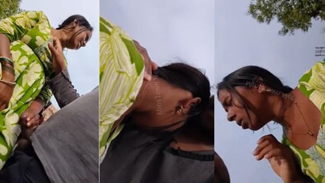 Couple Outdoor Having Fun BJ Clear Hindi Talking