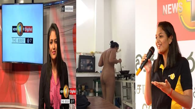 Lankan Reporter Nude – Kitchen Naked Show Exposed