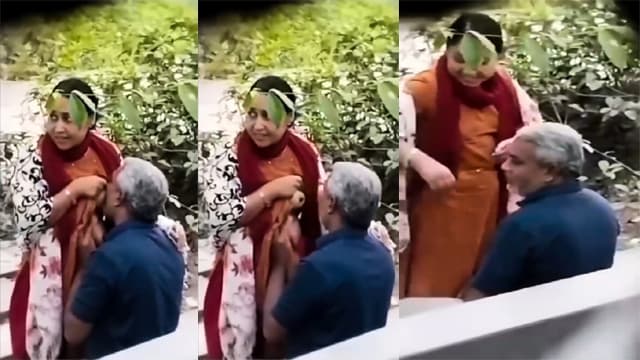 Park Hard Suck – Desi Old Man Aunty MMS