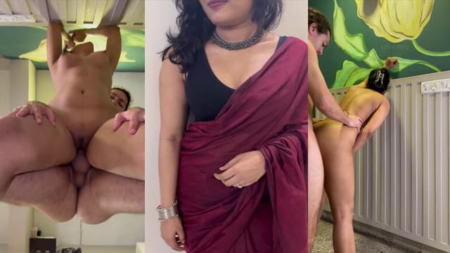 Indian Cuckold Couple Gets Creampied at Midnight