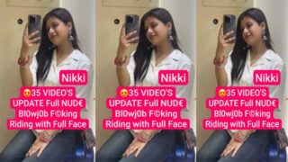 Niharika Aka Nikki Most Blowjob Doggy Riding Full Face Leak MMS