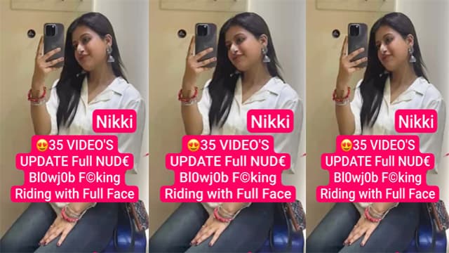 Niharika Aka Nikki Most Blowjob Doggy Riding Full Face Leak MMS