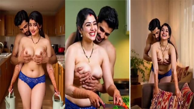 Bhabhi Boobs Presses His Nude Kinky Devar – AI Porn