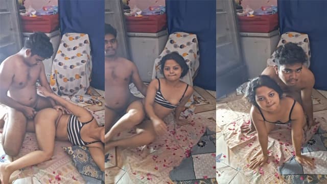 Newly Married Desi Couple Second Night Hardcore Fucking Video