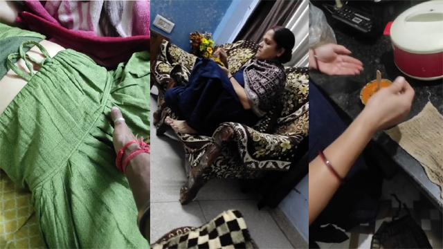 Mallu Son Groping his mom’s boobs while she is sleeping