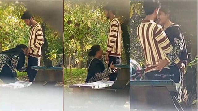 Horny Cute Lovers Outdoor Blowjob Secretly Captured Viral