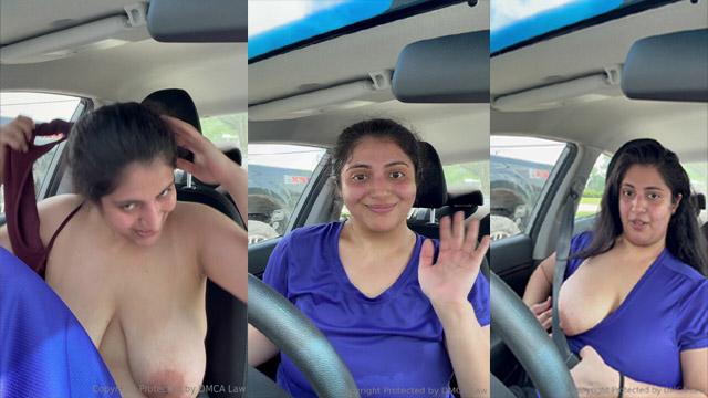 NRI Model Rashmii Naked Car Video Merged Viral