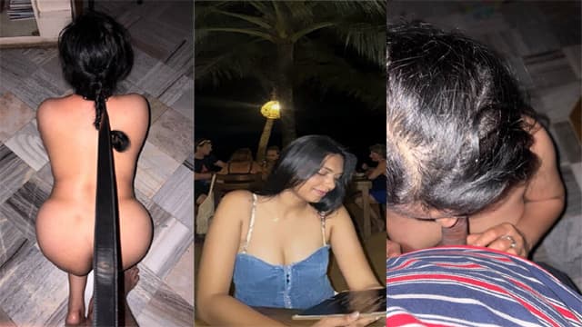 Submissive Sexy Indian Horny Gf Giving Blowjob